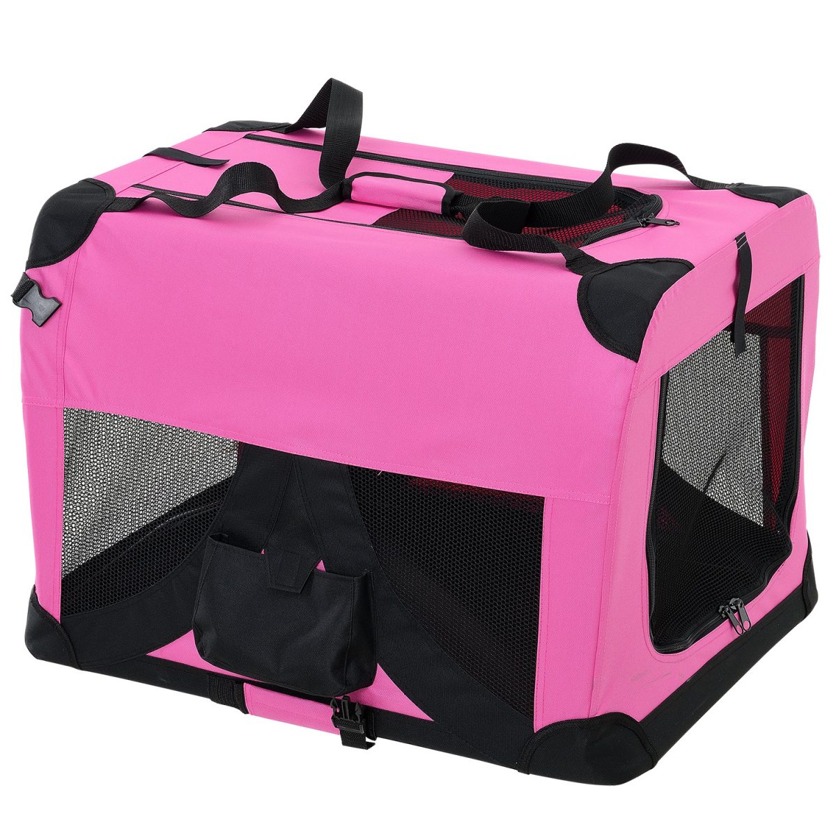 Hunde Transportbox <em>faltbar</em>Pink* ShowPaws Pflegeprodukte für